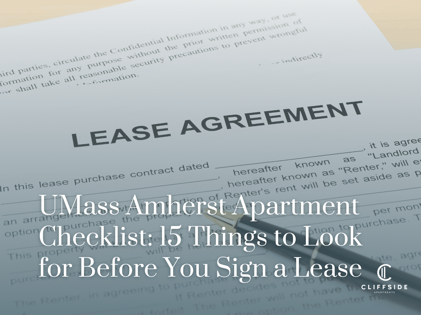 15 Things to Look for Before You Sign a Lease